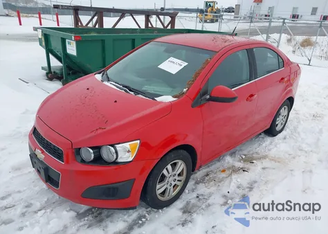 2013 Chevrolet Sonic Lt Auto z USA, uszkodzony, nr VIN 1G1JC5SH9D4165709